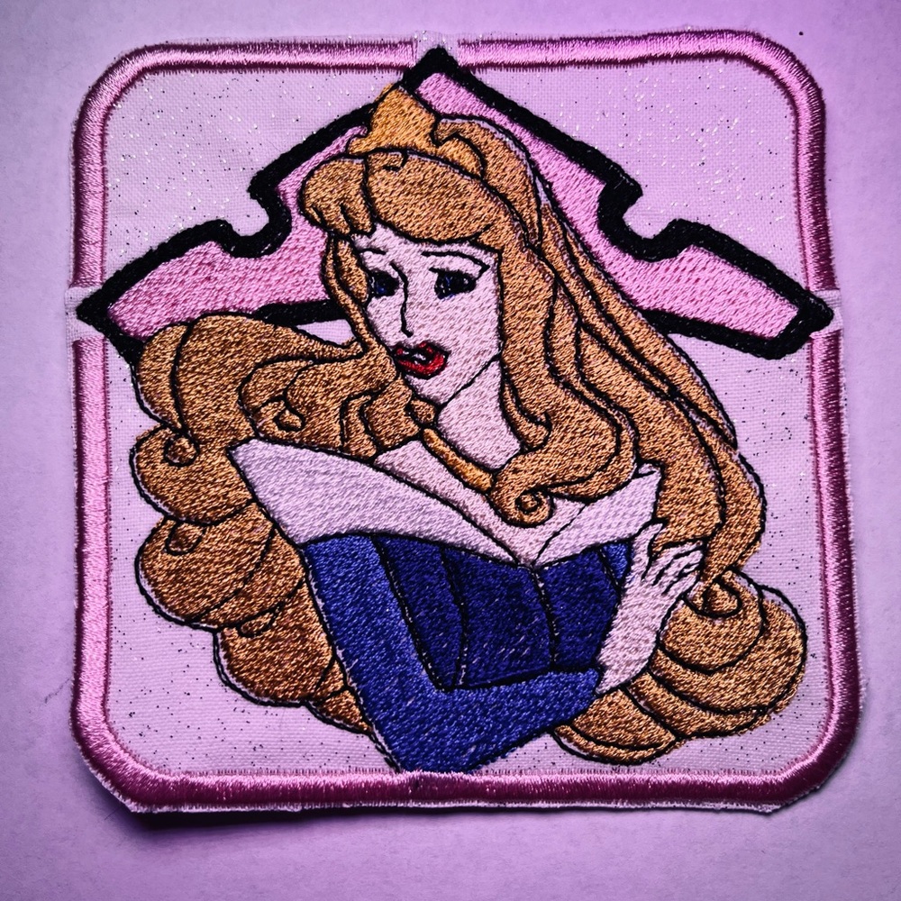 Aurora iron on patch